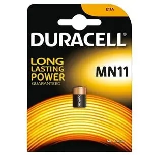 Duracell MN11 remote control battery, 6 V