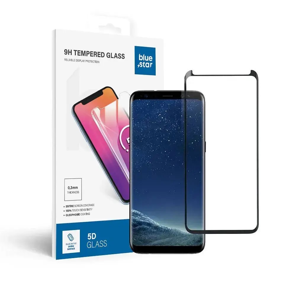 Kaitseklaas Galaxy S8, Blue Star 5D