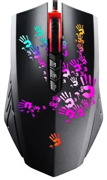 Mänguhiir A4Tech Bloody Blazing A60, RGB-valgustus, USB, must
