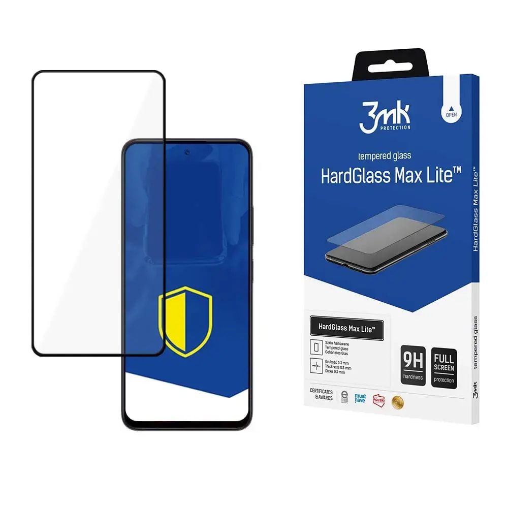 Kaitseklaas Poco M6 Pro 5G, 3mk HardGlass Max Lite