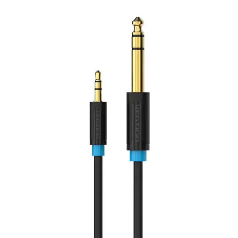 Vention BABBJ 3.5 mm to 6.35 mm audio cable, 5 m, black