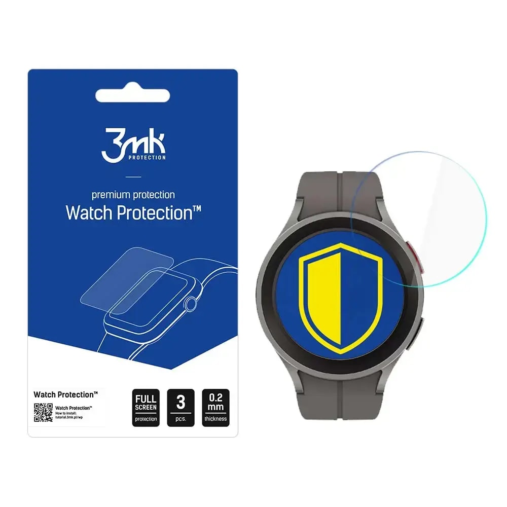 Защитное стекло для Samsung Galaxy Watch 5 Pro 45 мм 3mk