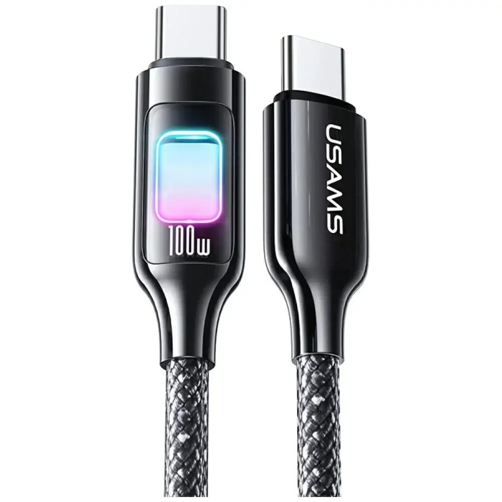 Kaabel USB-C – USB-C USAMS TC Series SJ750, 1,2 m, 100 W