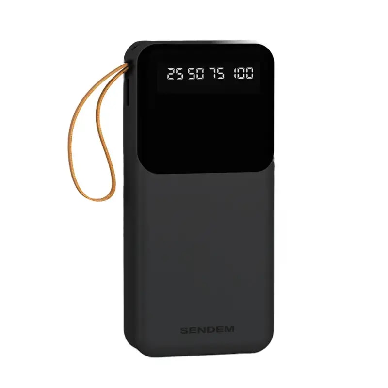 Sendem P402 20 000 mAh power bank, 12 W, black