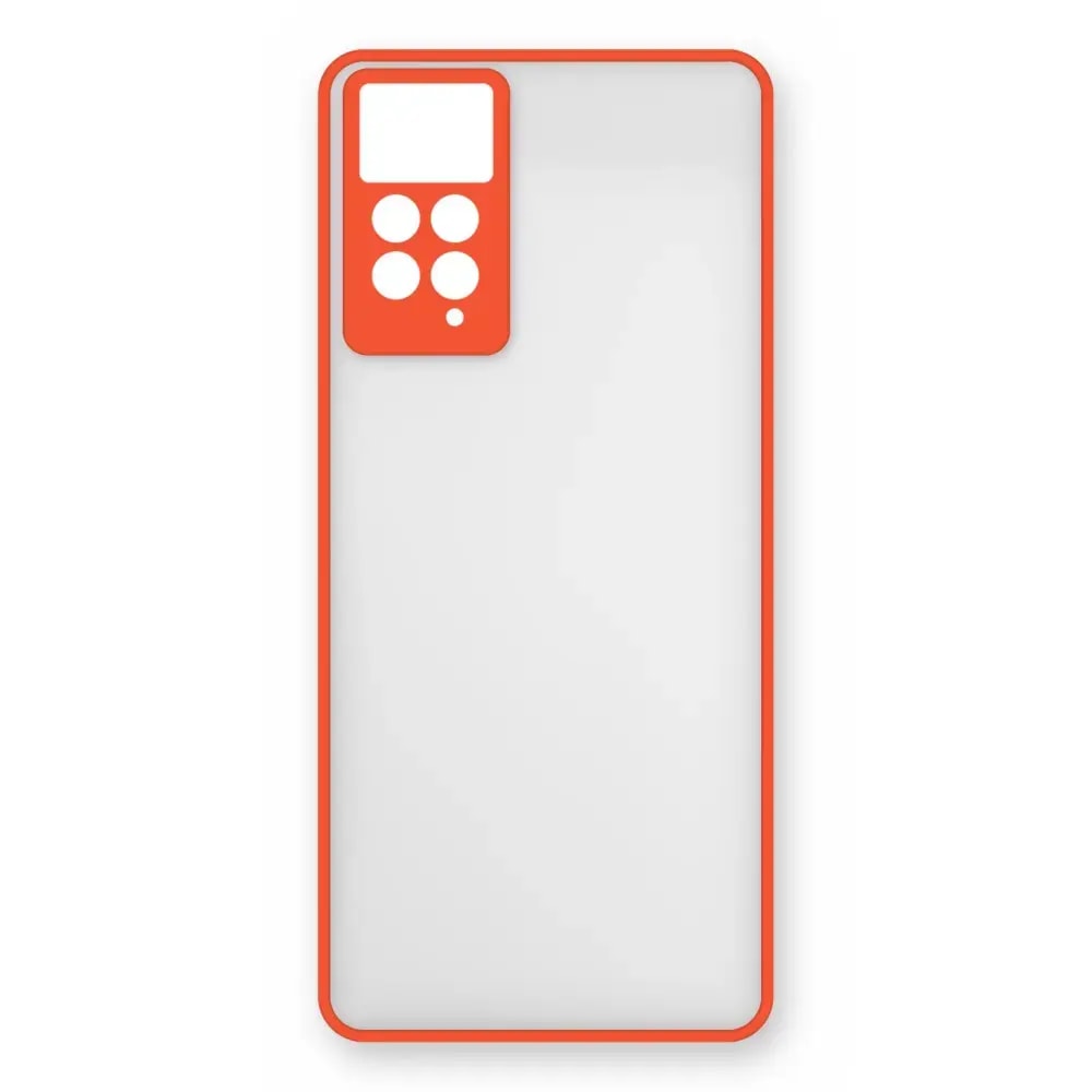 Vennus Color Button case for Redmi Note 11 Pro / Note 11 Pro 5G, red