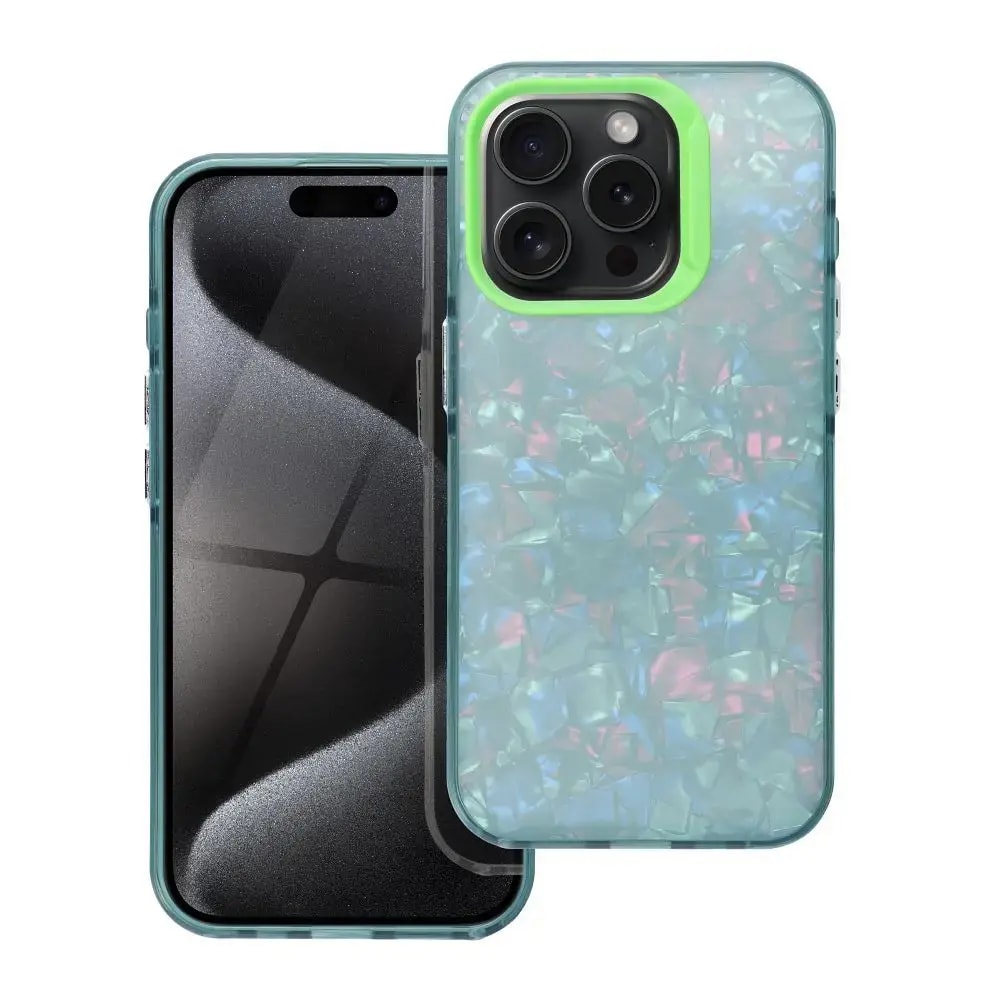 Чехол для iPhone 16 Pro Fusion Tutti Frutti, зелёный