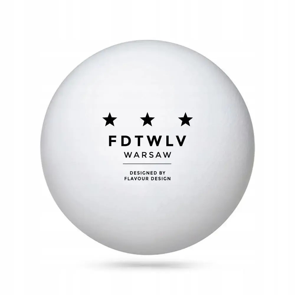 FDTWLV table tennis ball, white, 1 pc