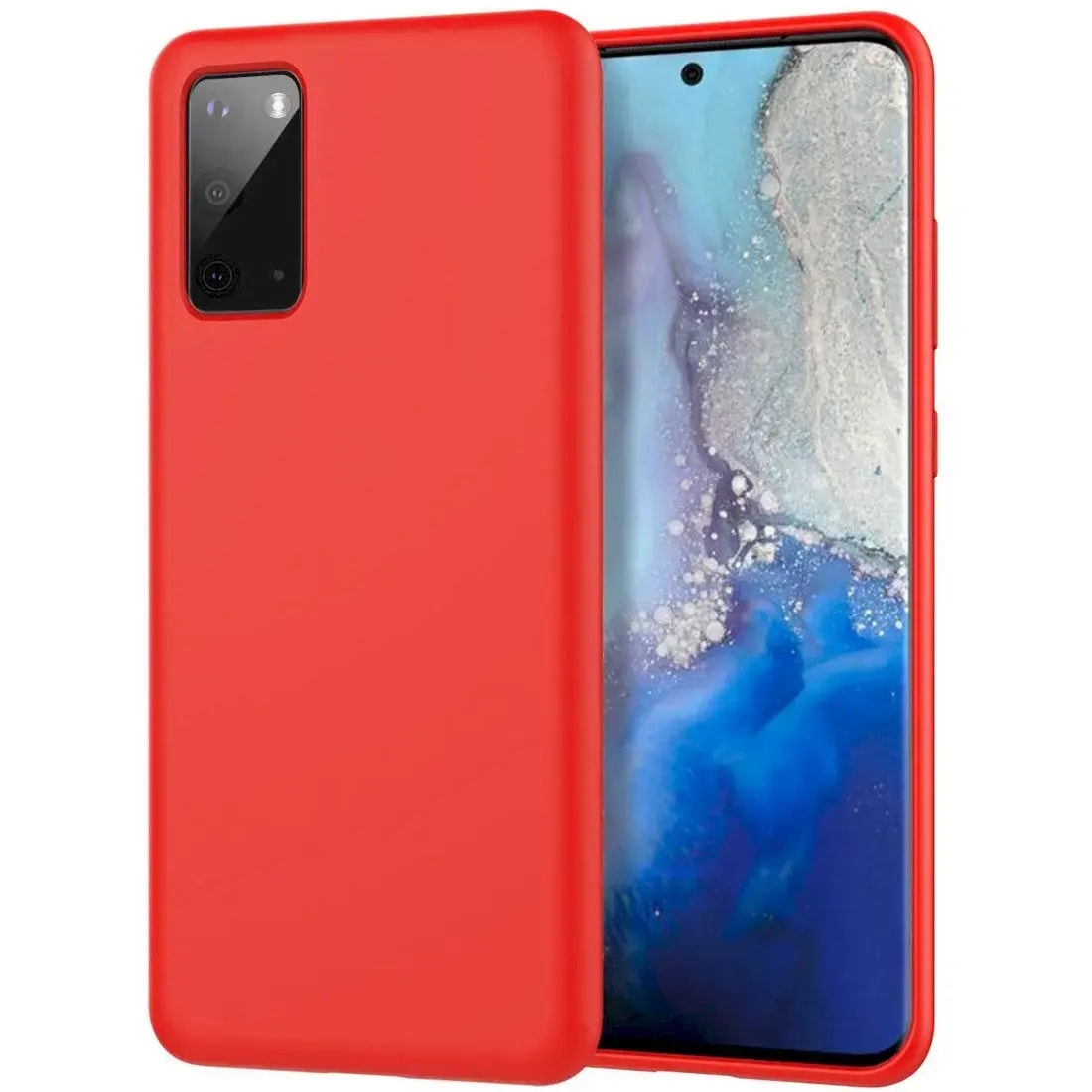 Чехол для Samsung Galaxy A55 5G Fusion Elegance Fibre Protect, красный