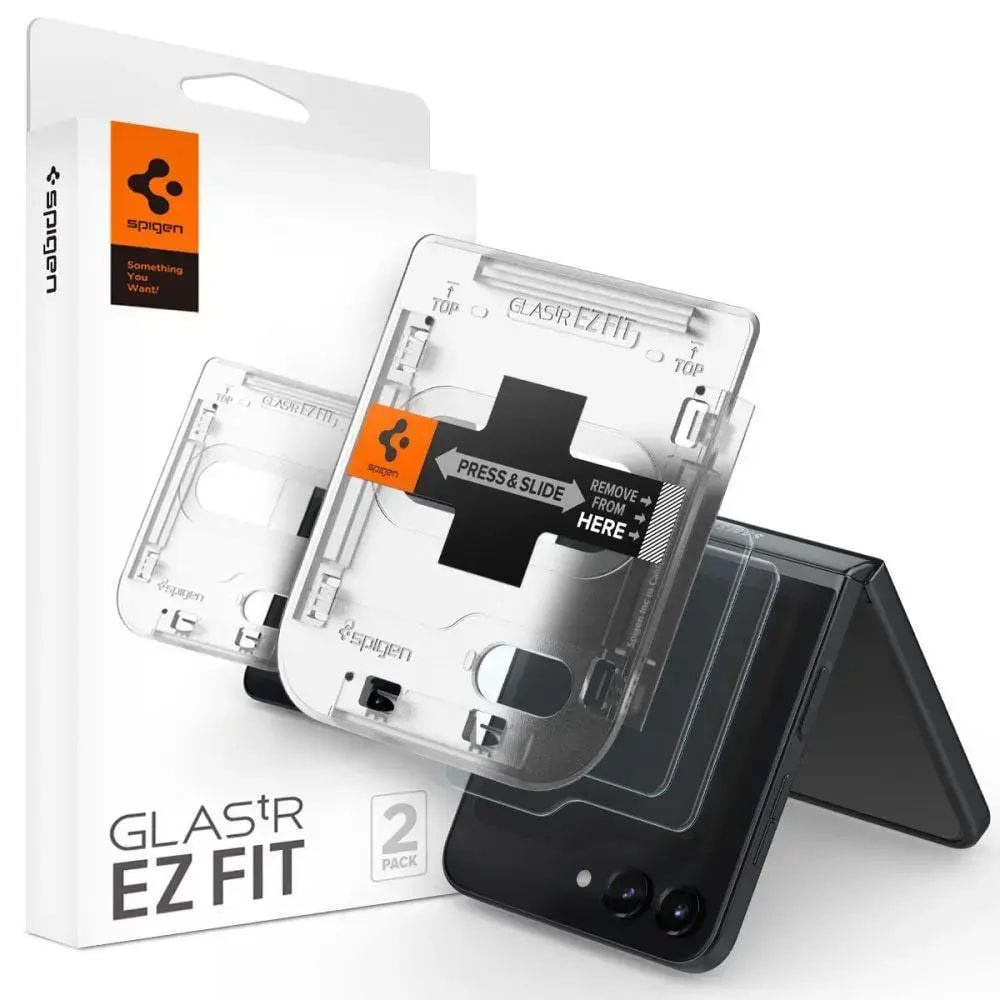 Kaitseklaas Samsung Galaxy Z Flip 5, Spigen, 2 tk
