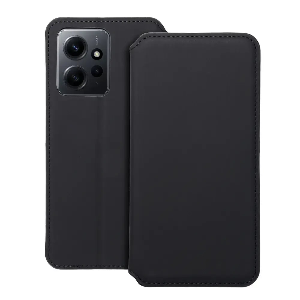 Чехол-книжка для Redmi Note 12 4G Fusion Dual Pocket, чёрный
