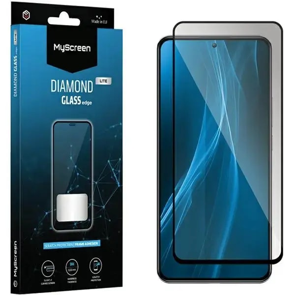 Kaitseklaas Xiaomi Redmi Note 12S black full cover, MS Diamond Glass Edge Lite FG