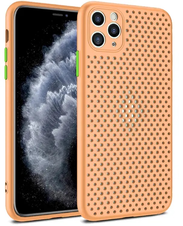 Ümbris Samsung Galaxy A51, Fusion Breathe, oranž