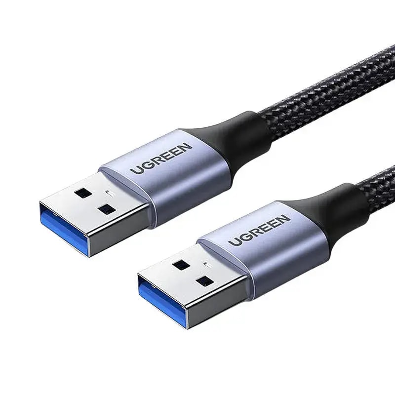 USB-кабель Ugreen US373, USB-A – USB-A, USB 3.0, 0,5 м, чёрный