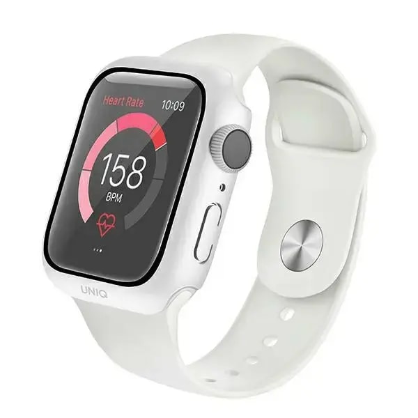 Чехол со стеклом для Apple Watch Series 4/5/6/SE 40 мм UNIQ Nautic, белый