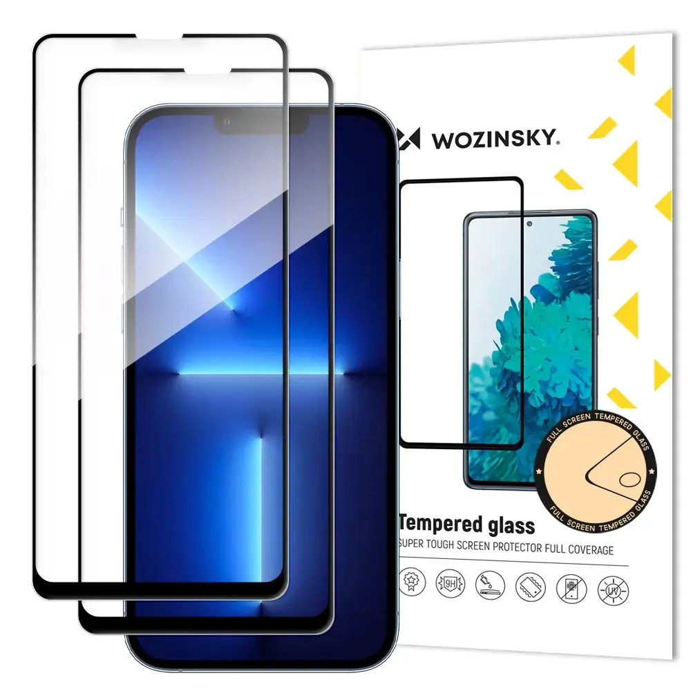 Wozinsky screen protector for iPhone 14 Pro Max / 13 Pro Max, 2-pack