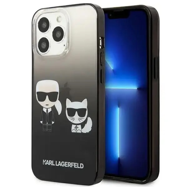 Ümbris iPhone 13 Pro / 13, Karl Lagerfeld Gradient Ikonik Karl & Choupette, must