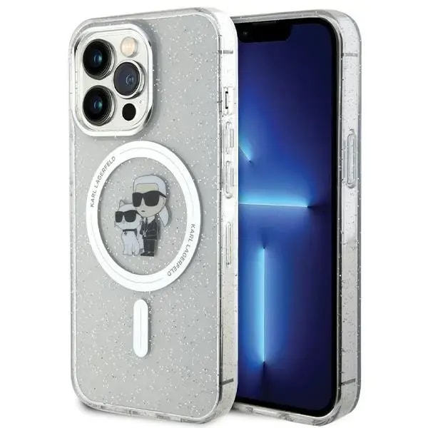 Прозрачный чехол для iPhone 13 Pro / 13 Karl Lagerfeld Karl&Choupette с MagSafe