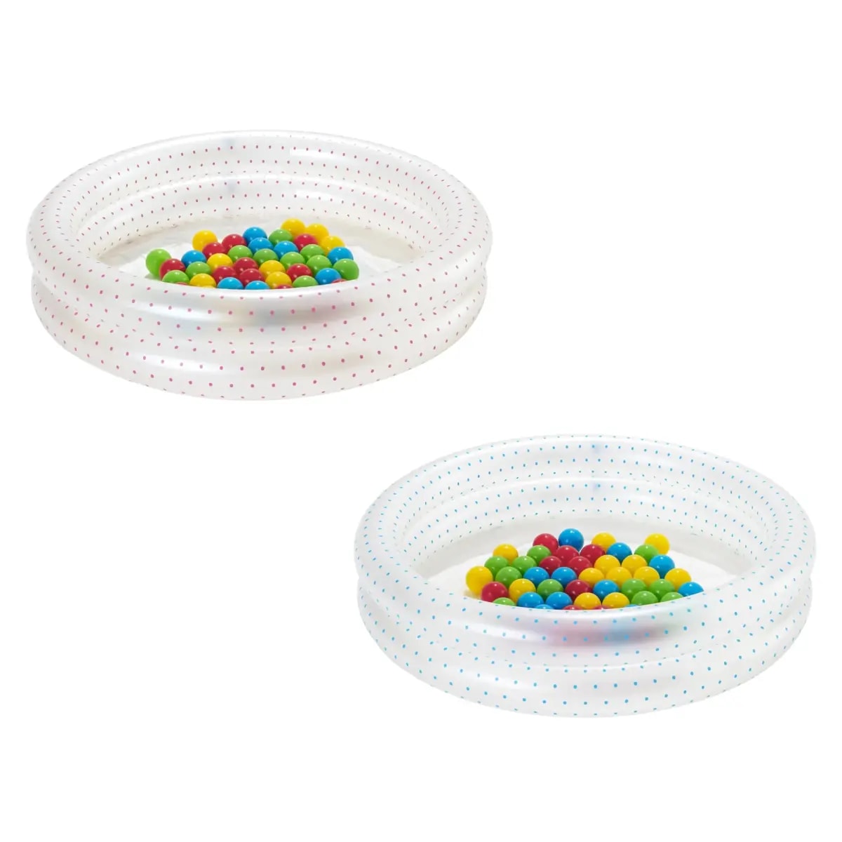 Ramiz Bestway kids' paddling pool 91 × 20 cm with 50 balls, blue