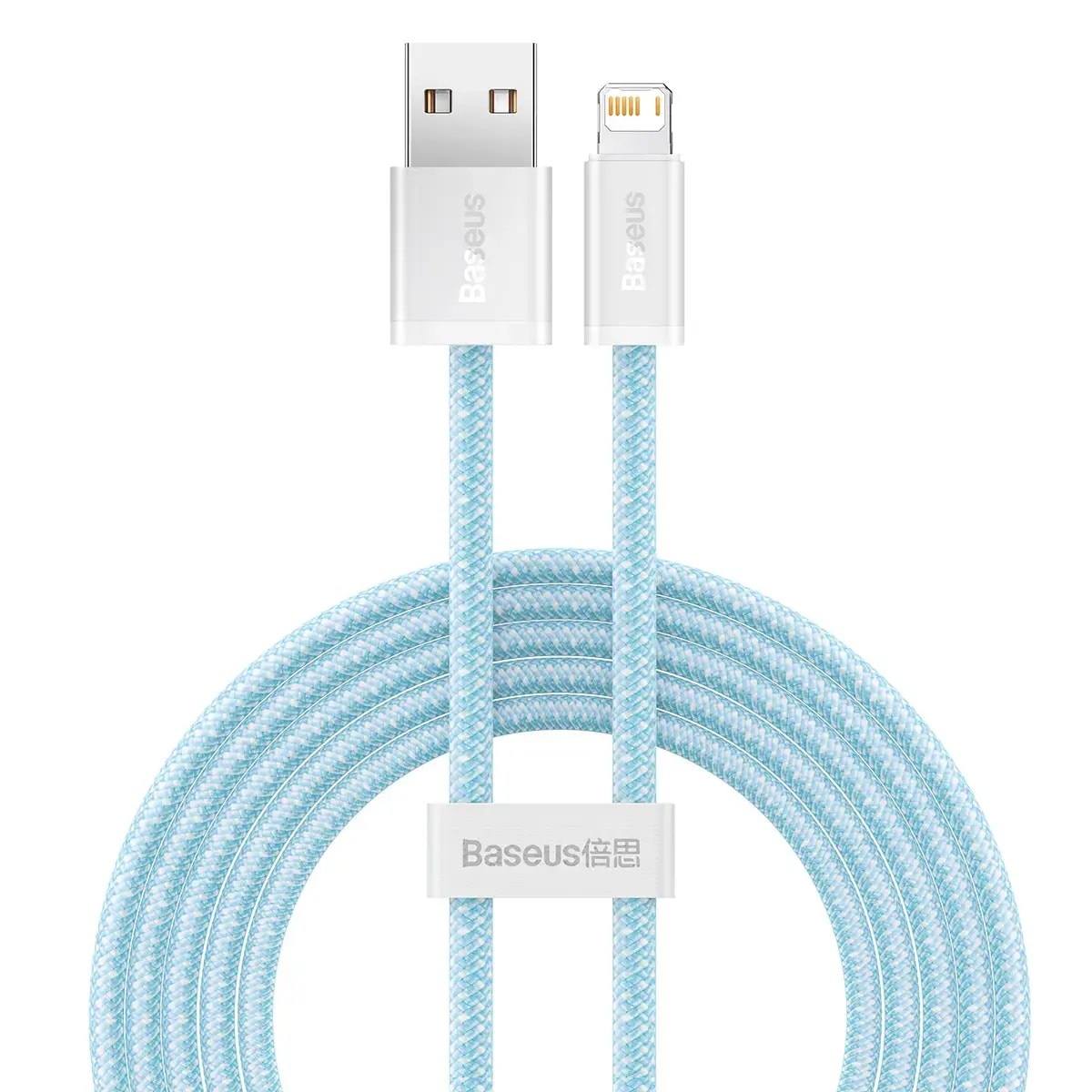 Кабель USB-A – Lightning Baseus Dynamic, 2 м, 12 Вт, синий