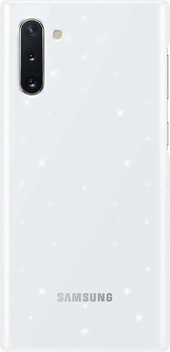 Kaanega ümbris Samsung Galaxy Note 10, Samsung EF-KN970CWEGWW Smart LED, valge