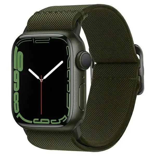 Нейлоновый ремешок для Apple Watch 42/44/45 мм Spigen Fit Lite, цвета хаки