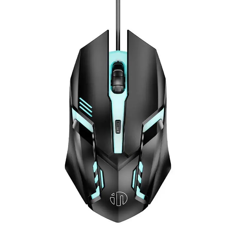 Inphic PB6P wired gaming mouse, 1200 DPI, black