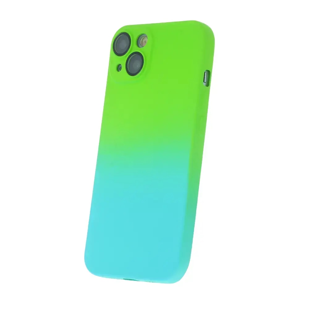 Чехол для Redmi Note 12 4G Fusion Neogradient 3, зелёный / синий