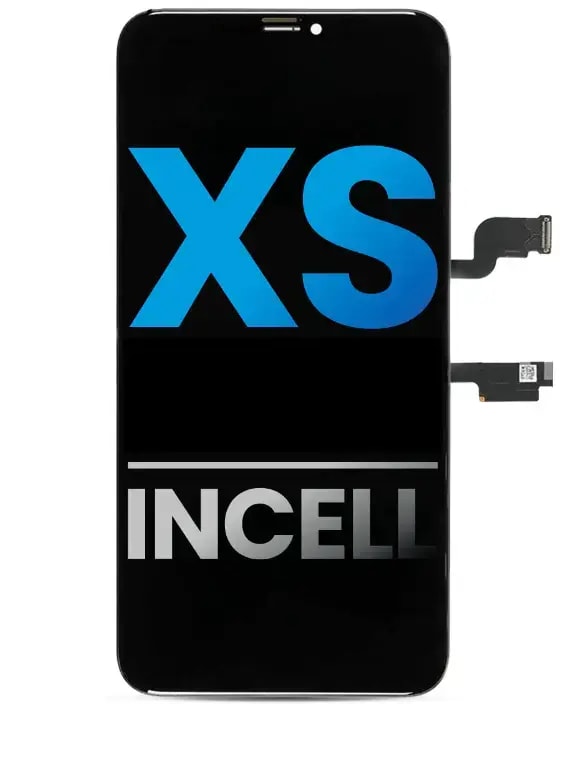 Ekraan Incell Apple iPhone XS jaoks, must, terviklik varuosa