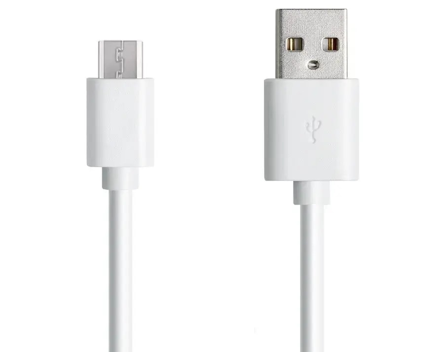 GoodBuy USB-A to Micro USB cable, 1 m, white