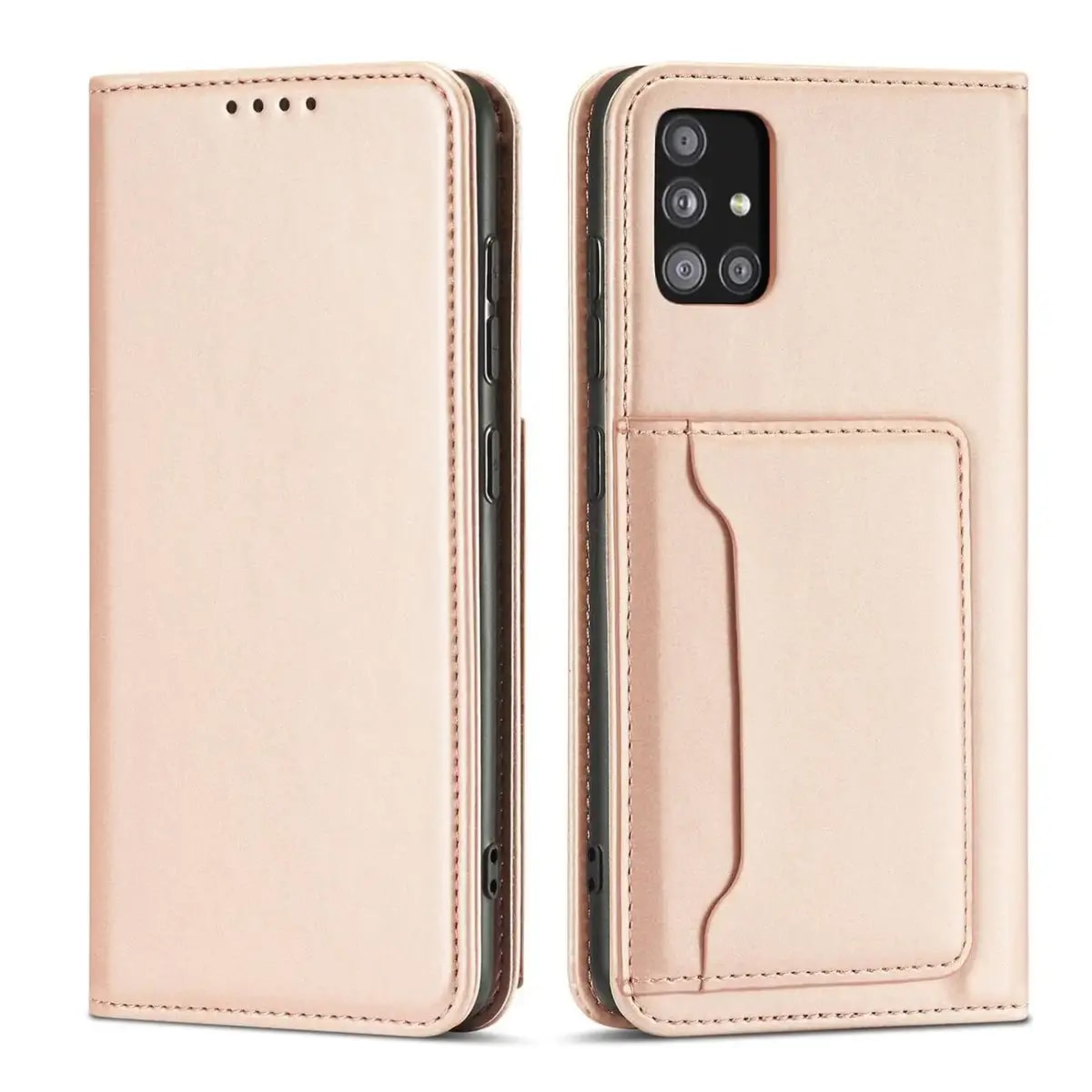 Ümbris Samsung Galaxy A13 5G / A04s, Fusion Magnet Card, roosa