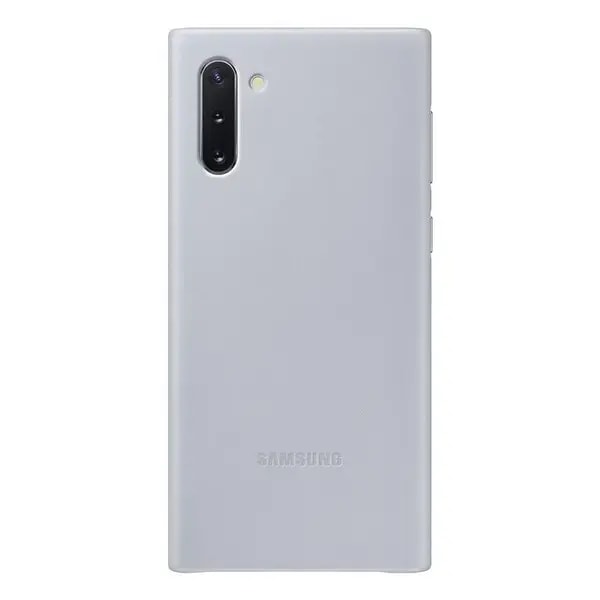 Чехол для Samsung Galaxy Note 10 / Note 10 5G Samsung EF-VN970LJEGWW Leather, серый