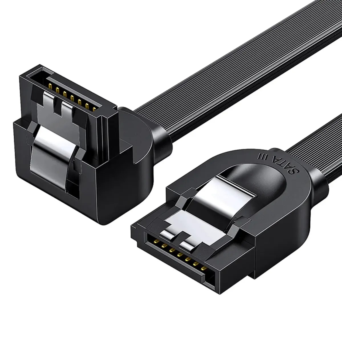 Ugreen US217 angled SATA 3.0 cable, 0.5 m, black