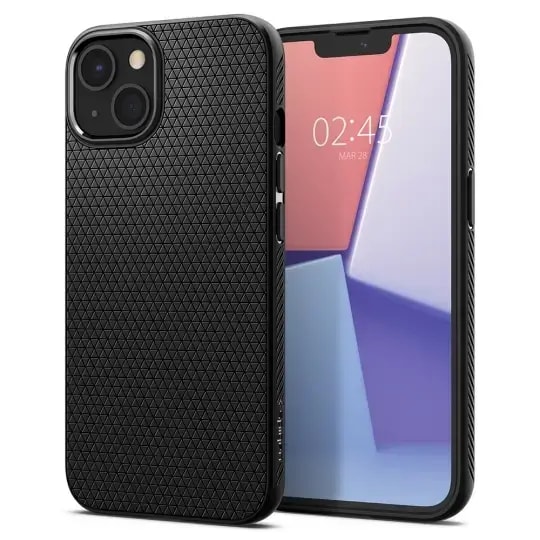 Чехол для iPhone 13 Mini Spigen Liquid Air, чёрный