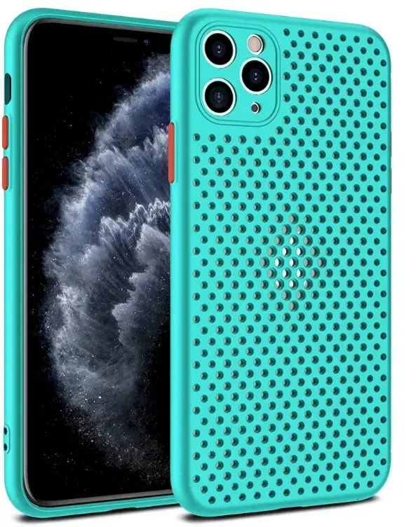 Чехол для Samsung Galaxy S20 Fusion Breathe, зелёный, FSN-BR-BC-G980-MI