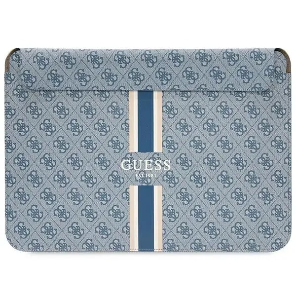 Sülearvuti ümbris Guess 4G Printed Stripes 14″, sinine