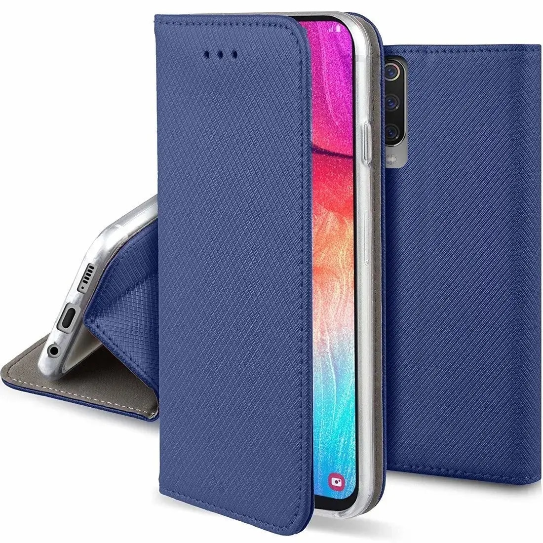 Kaanega ümbris Samsung Galaxy A32 5G, Fusion Magnet, sinine