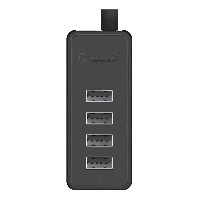 Orico W5P-30 USB-A to 4× USB 2.0 hub, black