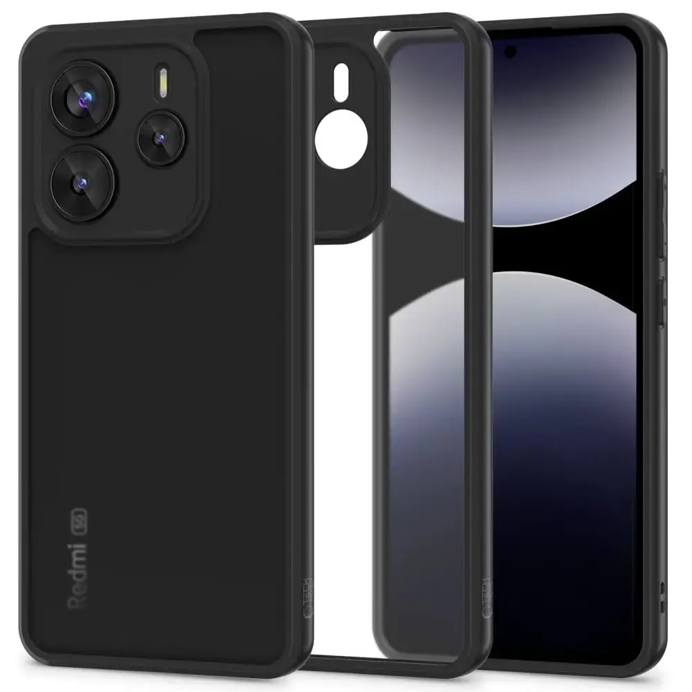 Ümbris Redmi note 14 5G, Tech-Protect Magmat, must
