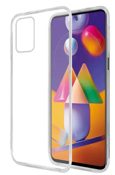 Läbipaistev ümbris Samsung Galaxy M31s, Fusion Ultra 1 mm Protect