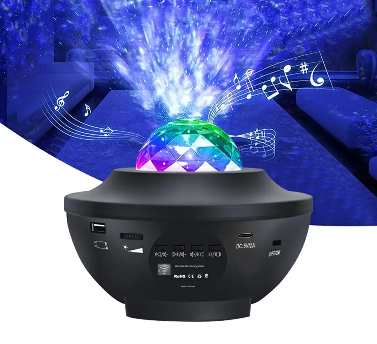 Diskolamp Fusion V3 puldiga
