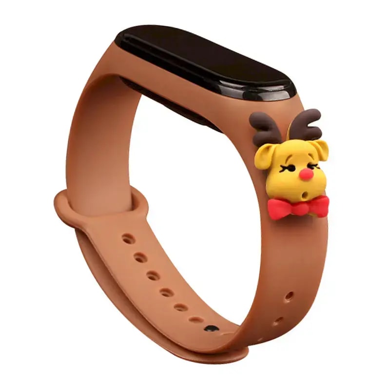 Kellarihm Xiaomi Mi Band 5/6, Fusion Xmas Stag, pruun