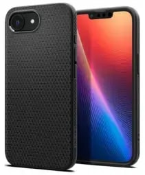 Чехол для iPhone 16e Spigen Liquid Air, чёрный