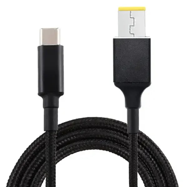 Sülearvuti laadimiskaabel Fusion USB-C – Lenovo Square Pin, 100 W, 1,8 m