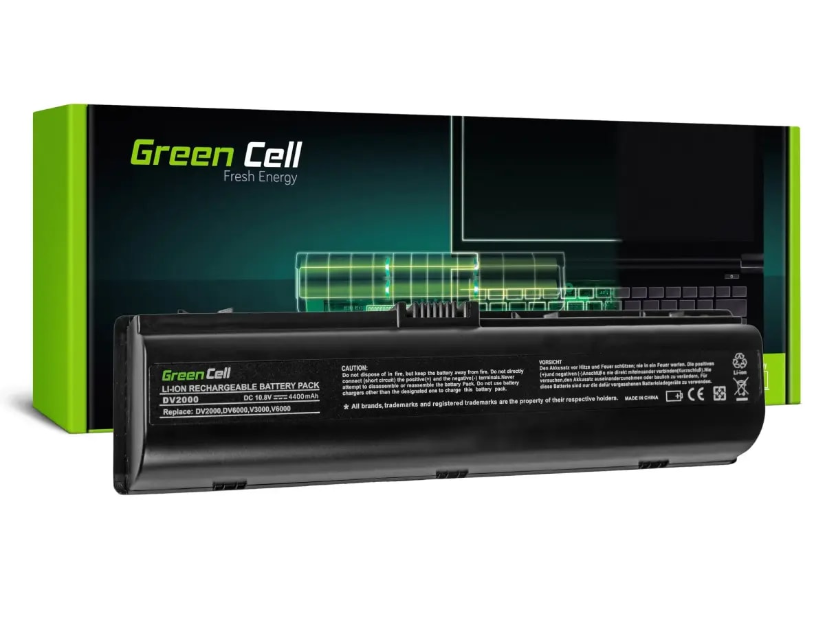 Green Cell HSTNN-LB42 laptop battery, HP Pavilion DV2000 / DV6000, 4400 mAh