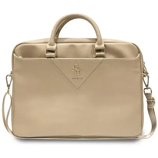 Guess Triangle 4G laptop bag 16″, gold