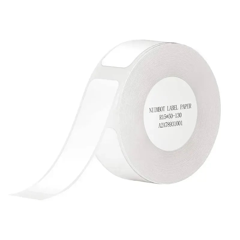Termokleebised Niimbot T15*50-130, 15 × 50 mm, 130 tk, valged