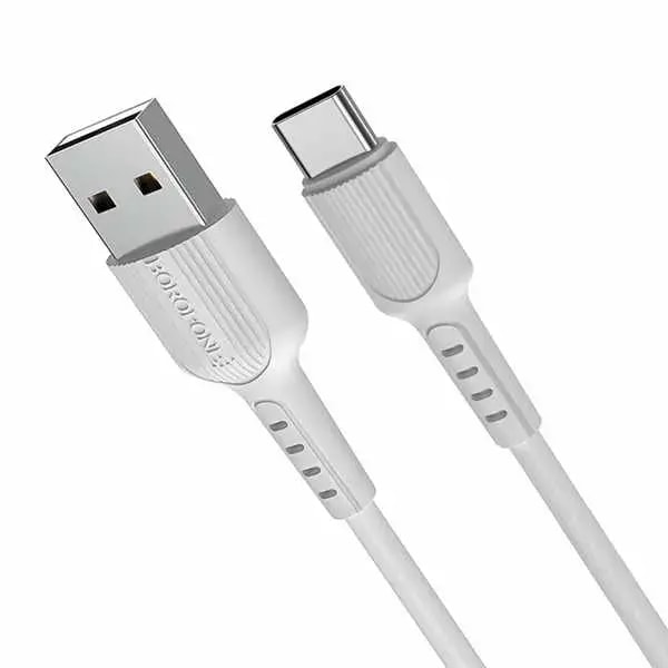Borofone X16 USB-C cable, 1 m, 12 W, white