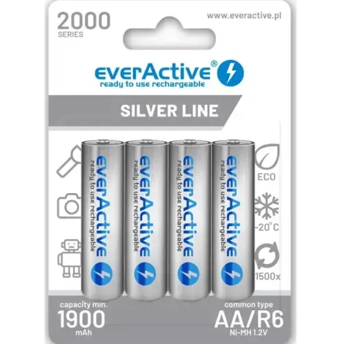 Akud everActive HR6 Always Ready, Ni-MH, 1900 mAh, 4 tk