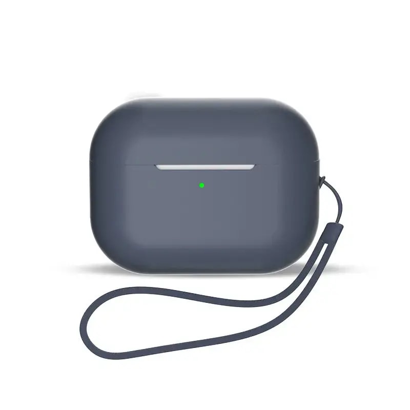 Чехол для AirPods 3 с ремешком на запястье, синий