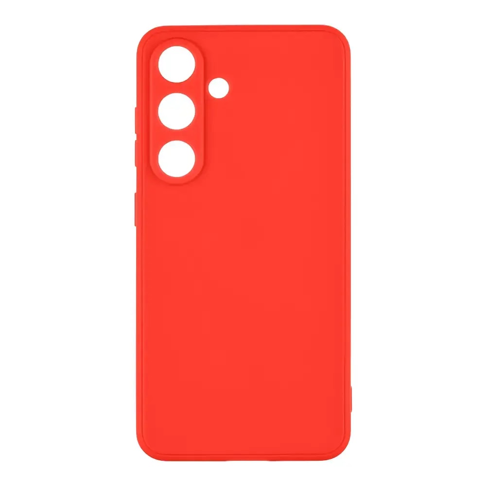 OBAL:ME Matte TPU case for Samsung Galaxy S25, red